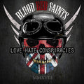 the album cover for Blood Red Saints - Love Hate Conspiracies