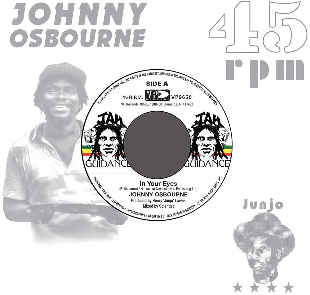 the album cover for Johnny Osbourne - In Your Eyes