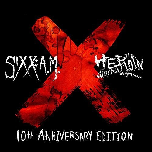 the album cover for Sixx:A.M. - Heroin Diaries Soundtrack: 10th Anniversary [Colored Vinyl]