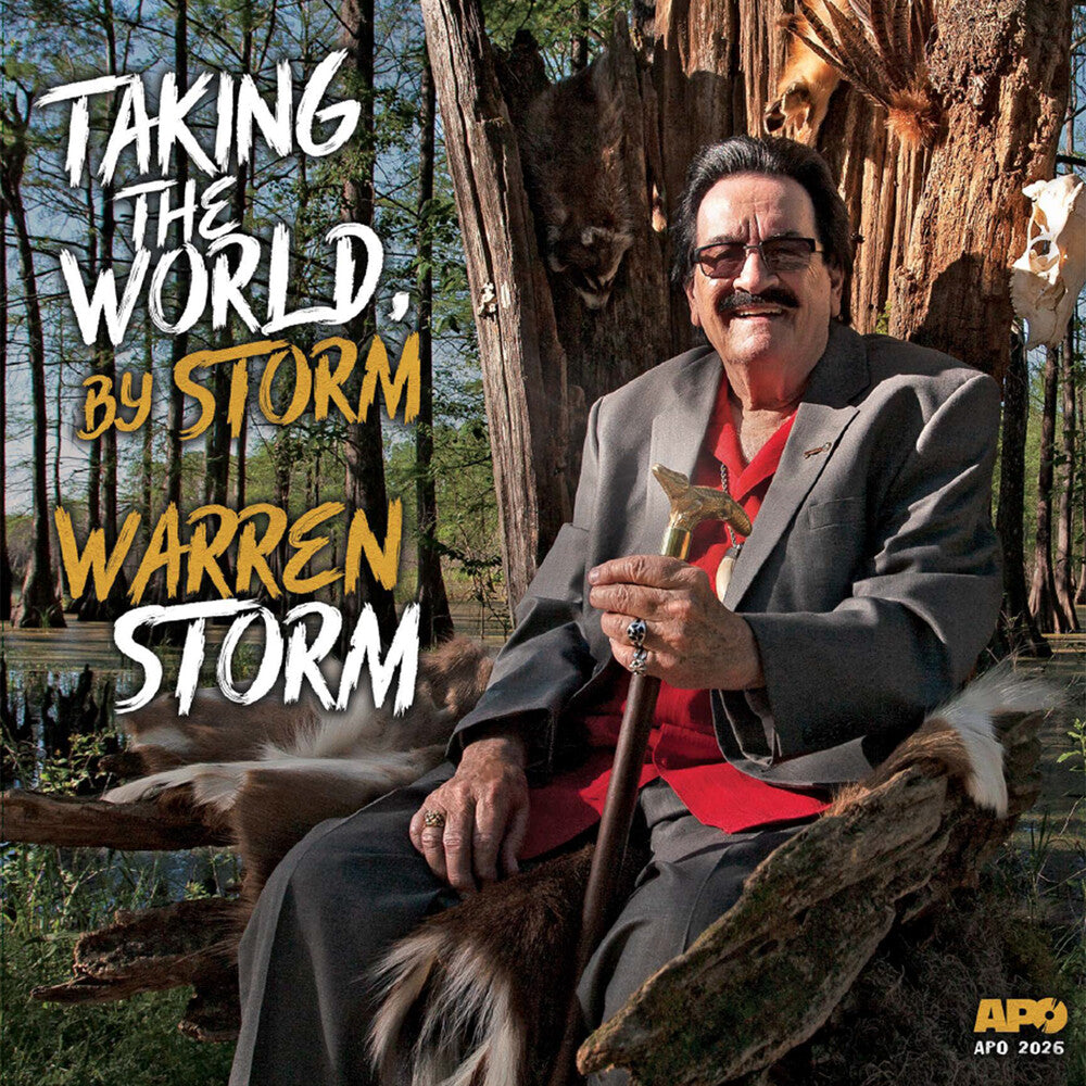 the album cover for Warren Storm - Taking The World, By Storm