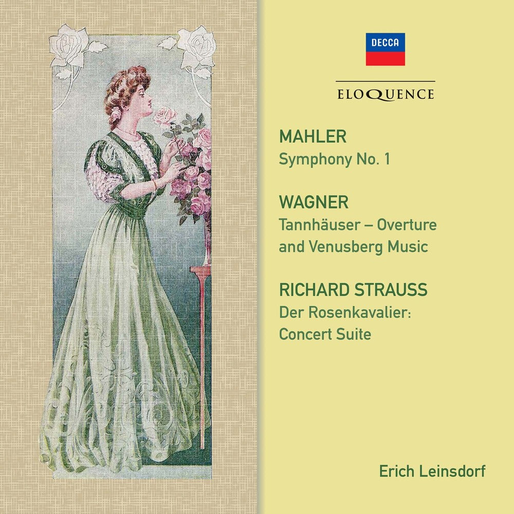 the album cover for Mahler / Wagner / R Strauss / Leinsdorf,Erich - Mahler: Symphony 1 / Wagner: Tannhauser Overture & Venusberg Music / R. Strauss: Der Rosenkavalier Concert Suite