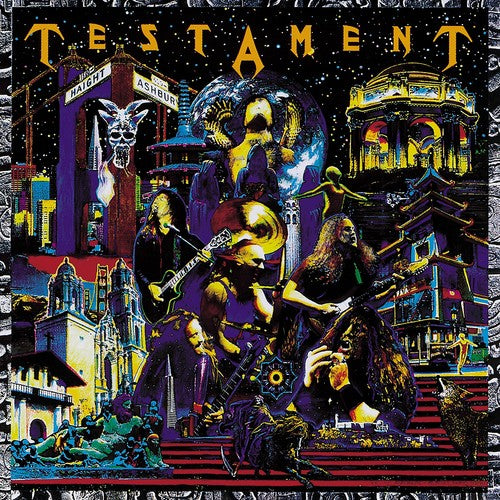 the album cover for Testament - Testament - Live at the Fillmore - VINYL