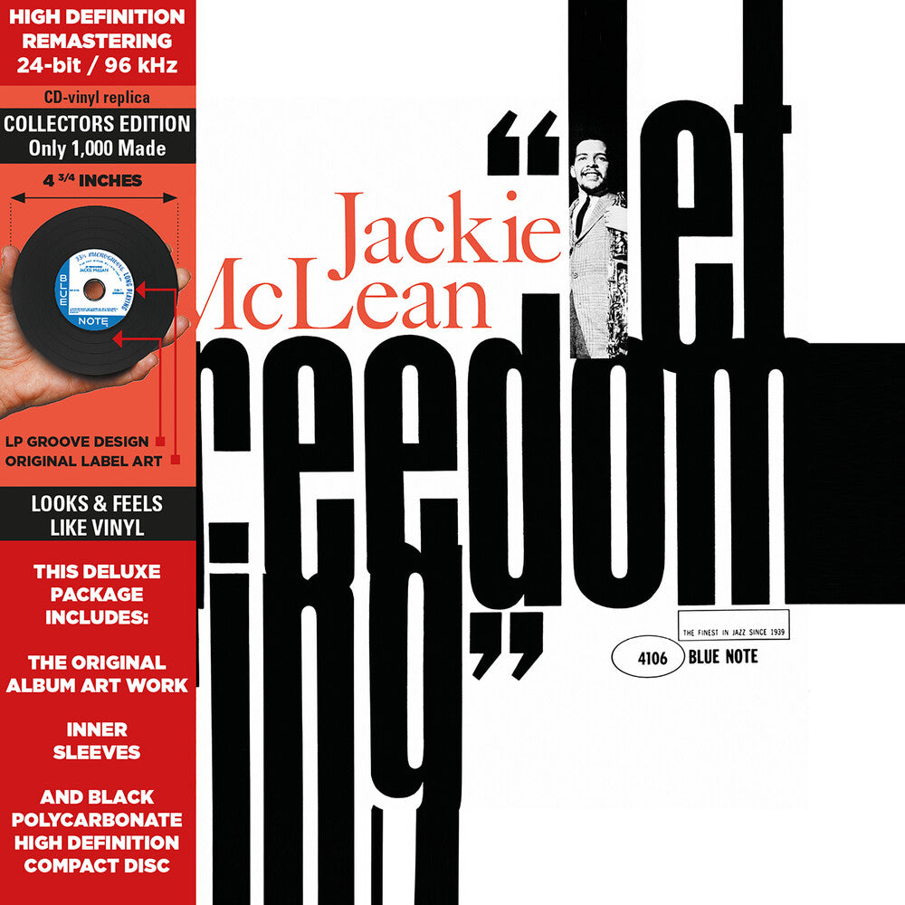 the album cover for Jackie Mclean - Let Freedom Ring