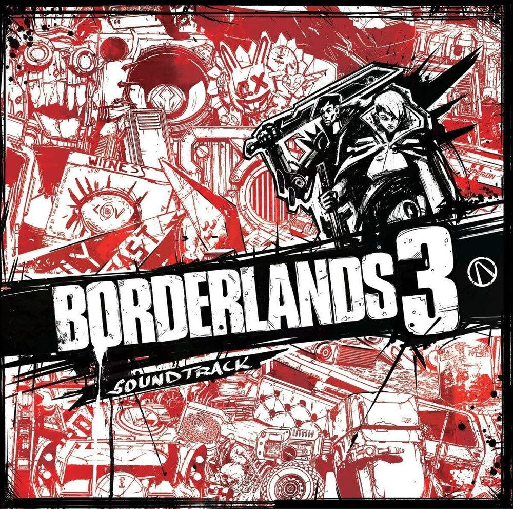 the album cover for Borderlands 3 / O.S.T. - Borderlands 3 / O.S.T. [Colored Vinyl] (Red) (Wht)