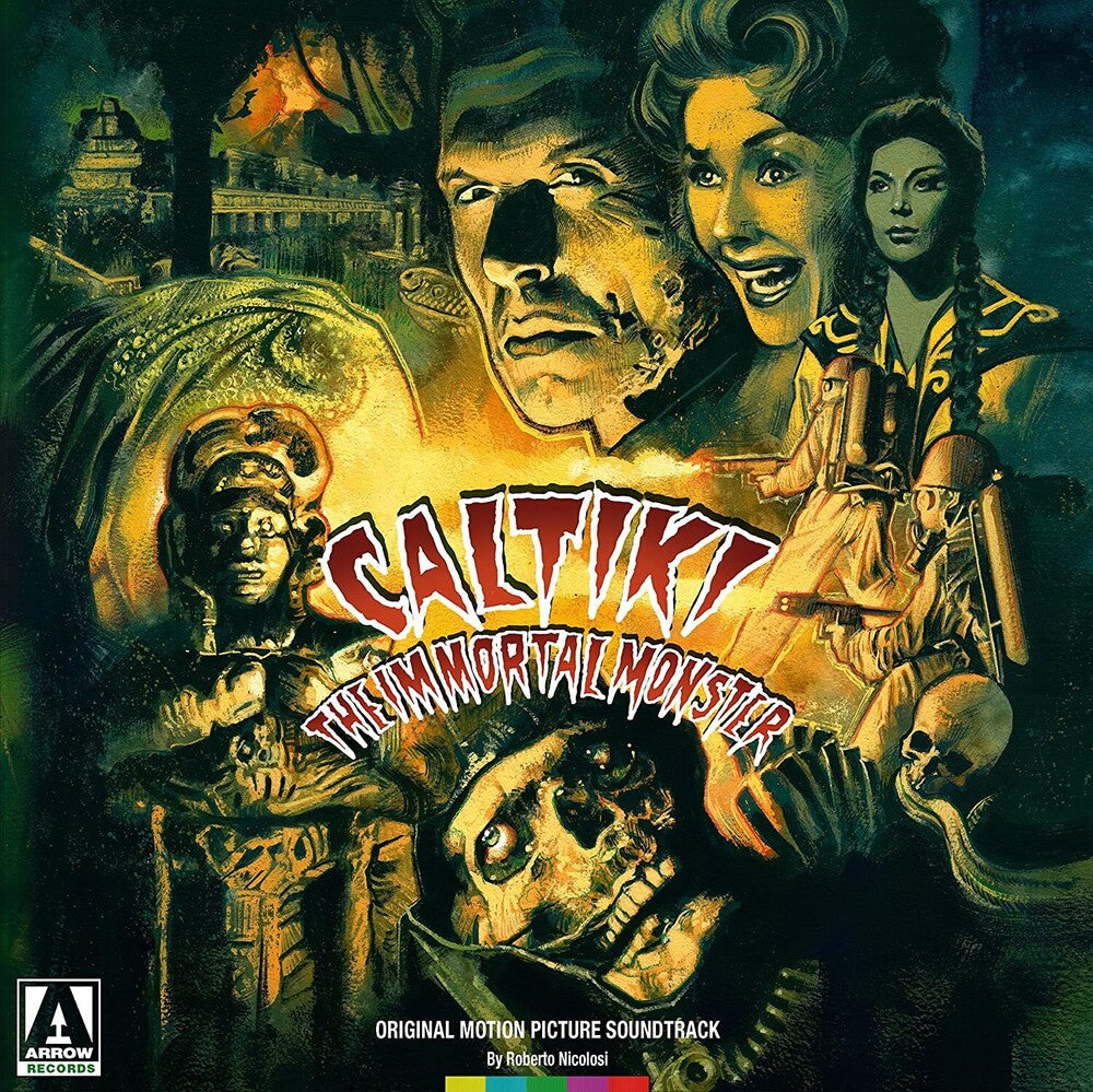 the album cover for Robert Nicolosi - Caltiki, The Immortal Monster (Original Motion Picture Soundtrack)