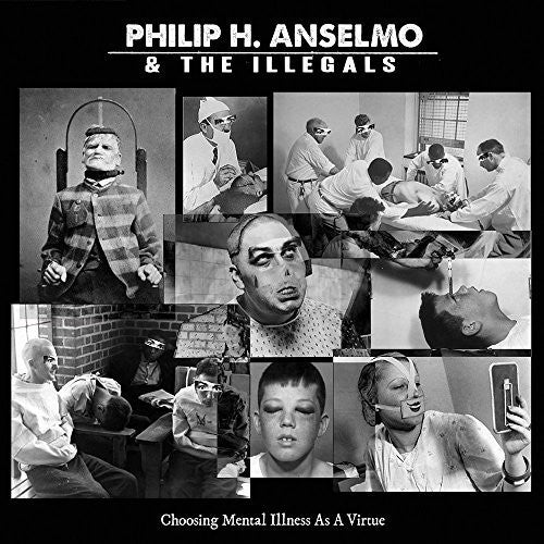 the album cover for Philip Anselmo H & The Illegals - Choosing Mental Illness As A Virtue [Colored Vinyl] (Purp)
