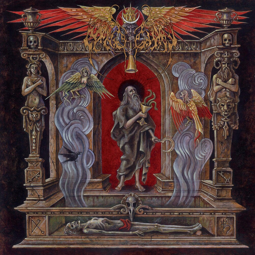 the album cover for Nightbringer - Hierophany Of The Open Grave (Gol) [Limited Edition]