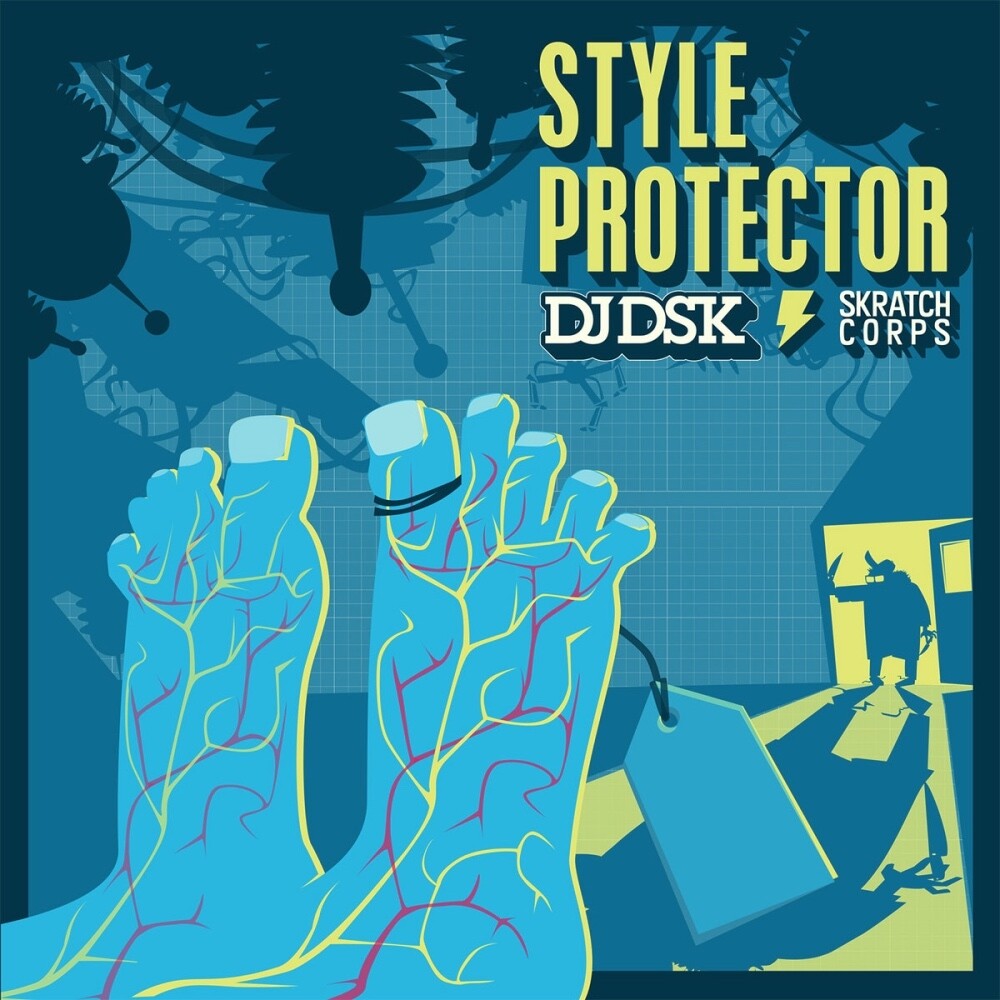 the album cover for Dj Dsk / Matman / Dj Koncept / Menace - Style Protector
