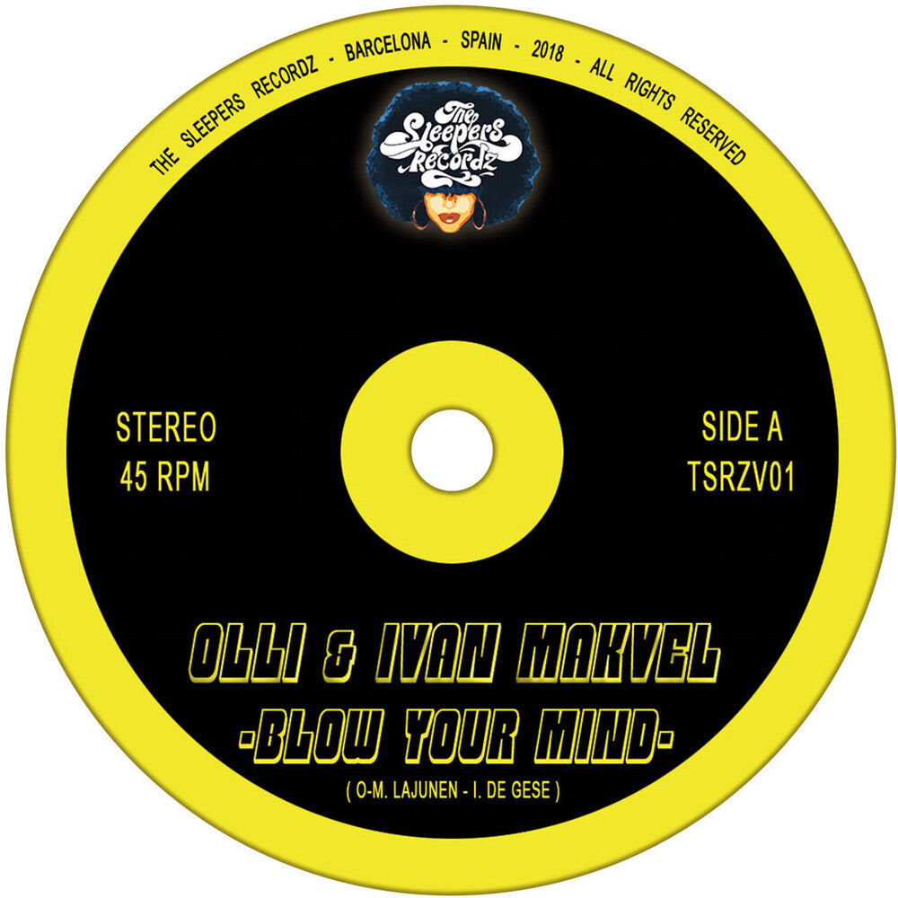 the album cover for Olli & Ivan Makvel - Blow Your Mind / Virgin Lion
