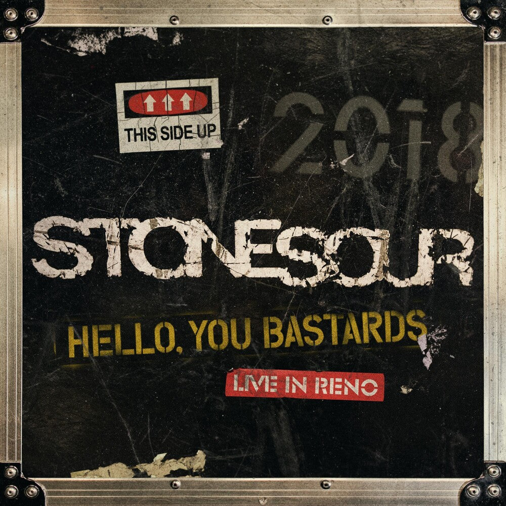 the album cover for Stone Sour - Hello, You Bastards: Live In Reno