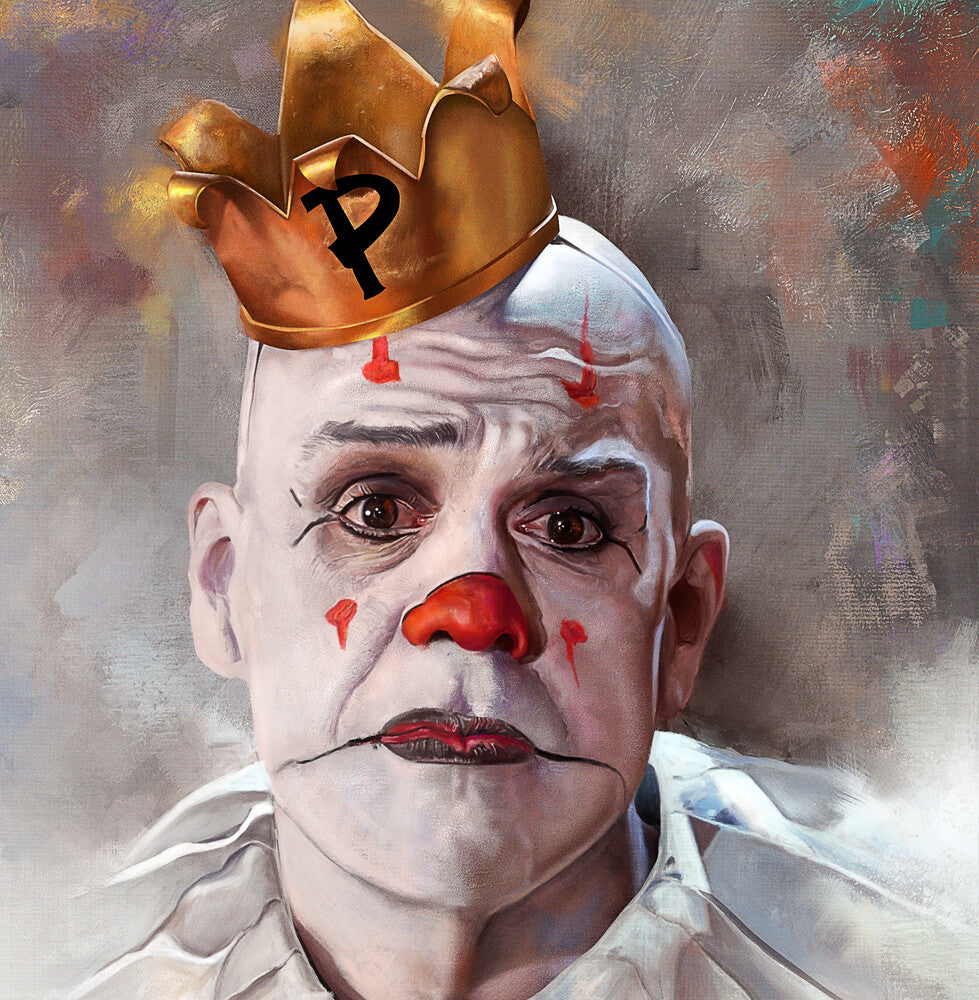 the album cover for Puddles Pity Party - Space Oddity / Life On Mars