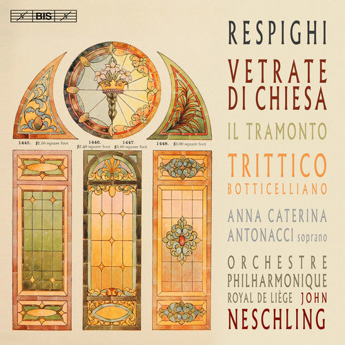 the album cover for Anna Caterina Antonacci - Trittico Botticelliano / Il Tramonto