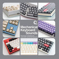 the album cover for Taeha Types - Mechanical Keyboard Sounds
