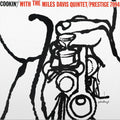 the album cover for Miles Davis - Cookin With Miles Davis Quintet (Blue) [Colored Vinyl]