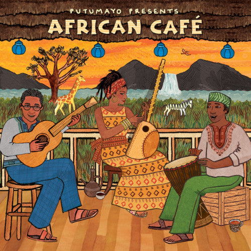 the album cover for Putumayo Presents - African Cafe
