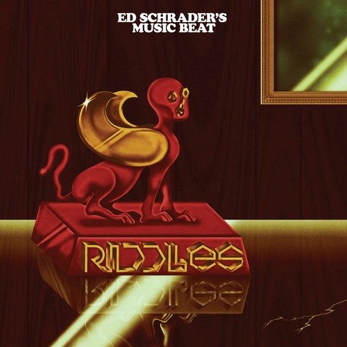 the album cover for Ed Schrader's Music Beat - Riddles
