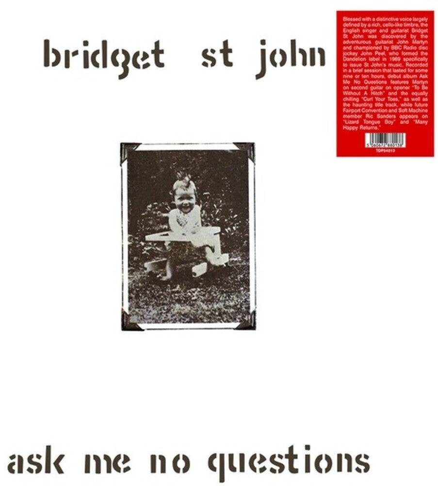the album cover for Bridget John St - Ask Me No Questions