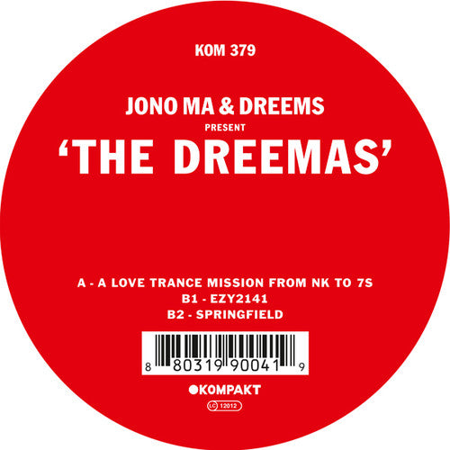the album cover for Jono Ma & Dreems - The Dreams