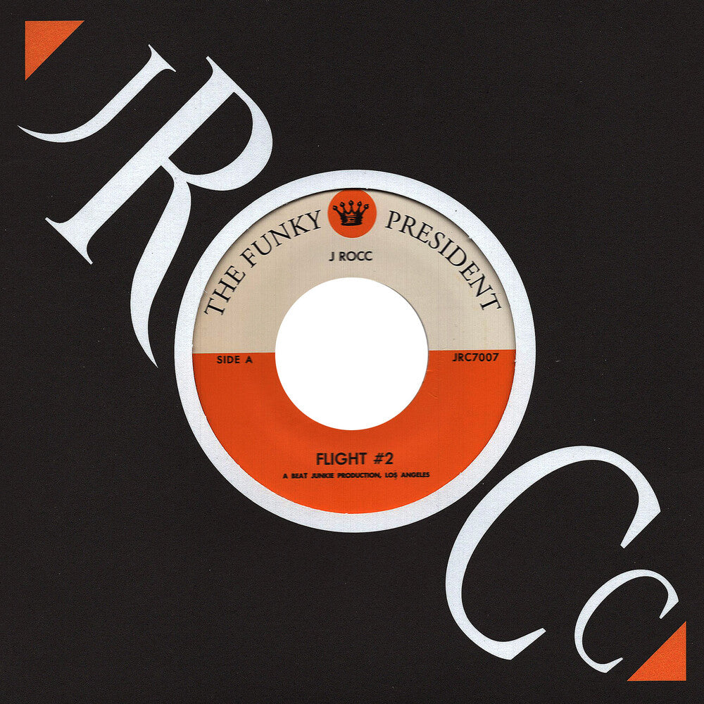 the album cover for J Rocc - Funky President Edits Vol. 7: Flight #2 / Greddy Foot