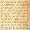 the album cover for 1939 Ensemble - Beats & Saints