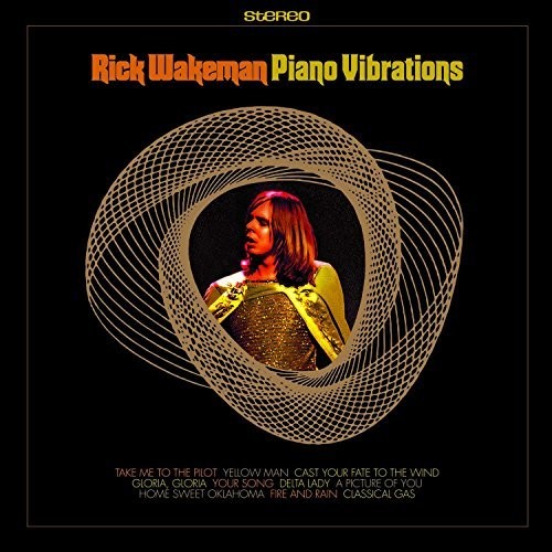 the album cover for Rick Wakeman - Piano Vibrations