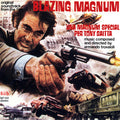 the album cover for Armando Trovajoli - Blazing Magnum: Strange Shadows In An Empty Room