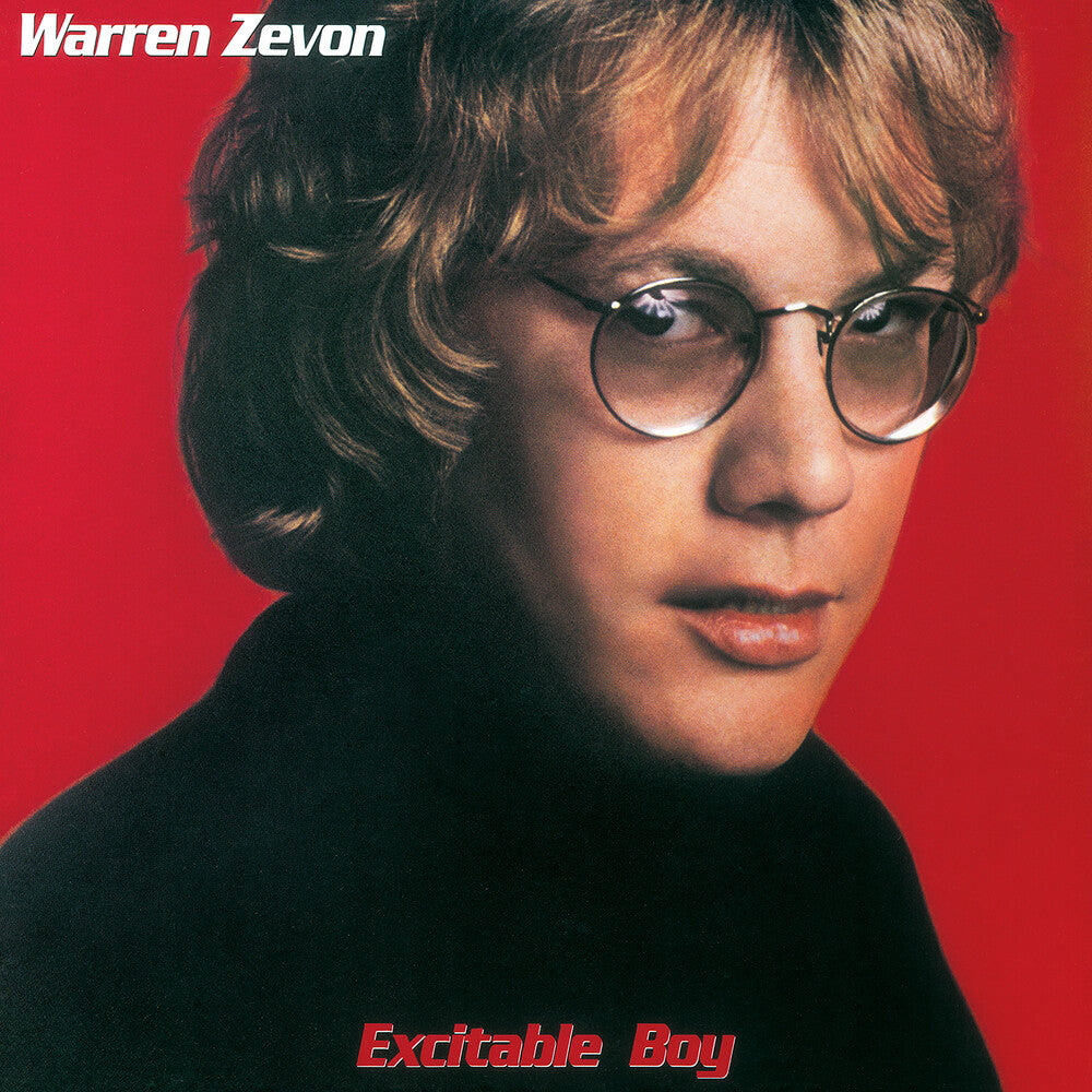 the album cover for Warren Zevon - Excitable Boy [SYEOR 2020 Glow-in-the-dark Red LP]