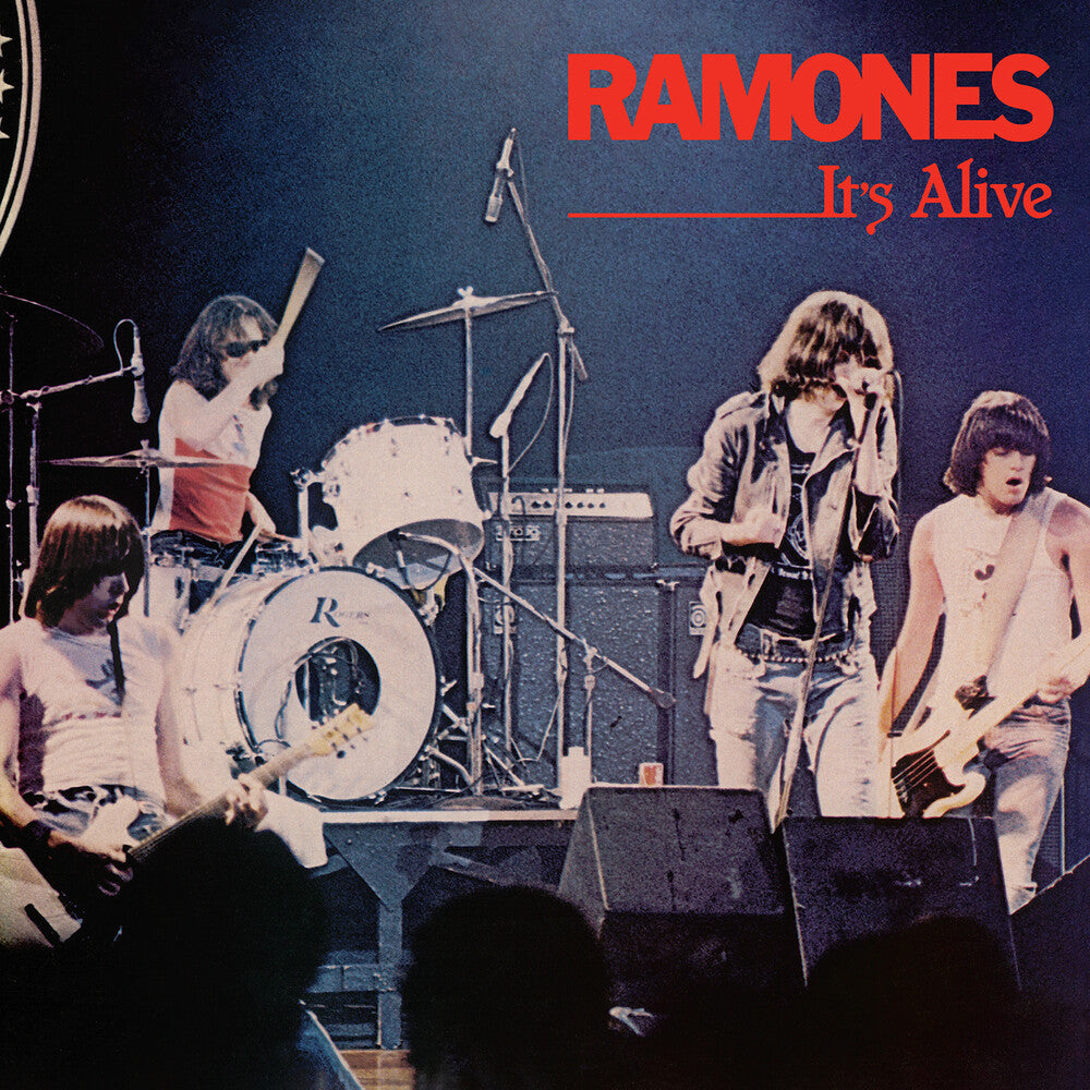 the album cover for Ramones - It's Alive [SYEOR 2020 Red/Blue LP]