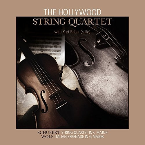 the album cover for Schubert / Wolf - String Quartet In C Major / Italian Serenade In G Major