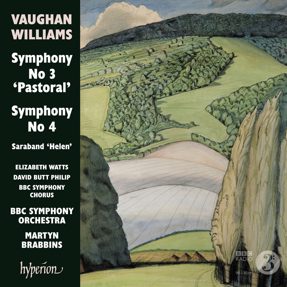 the album cover for Bbc Symphony Orchestra & Martyn Brabbins - Vaughan Williams: Symphonies Nos. 3 & 4