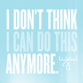 the album cover for Moose Blood - I Don't Think I Can Do This Anymore
