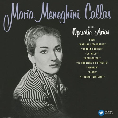 the album cover for Maria Callas - Operatic Arias (lyric & Coloratura)