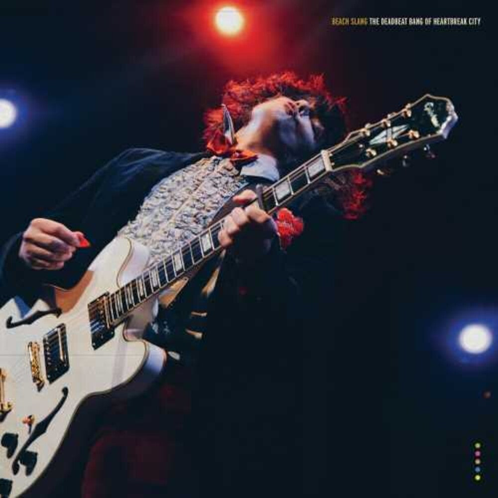 the album cover for Beach Slang - The Deadbeat Bang Of Heartbreak City