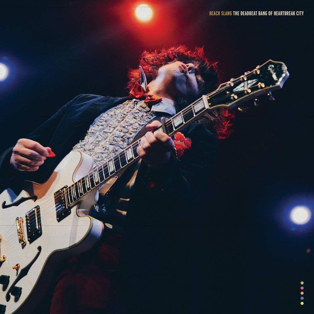 the album cover for Beach Slang - The Deadbeat Bang Of Heartbreak City [Red LP]