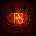 the album cover for Five Finger Death Punch - F8