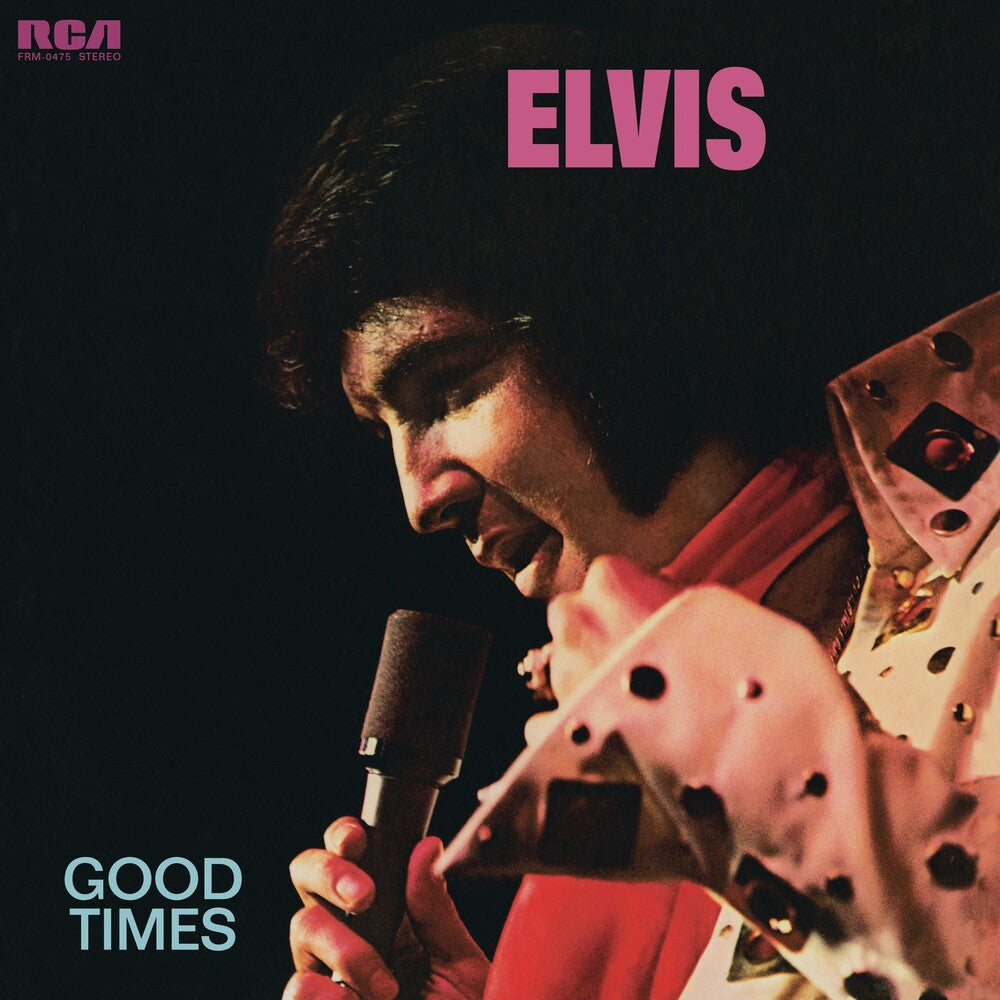 the album cover for Elvis Presley - Good Times (Blue) [Colored Vinyl] (Gate) (Gol) [Limited Edition] [180 Gram]