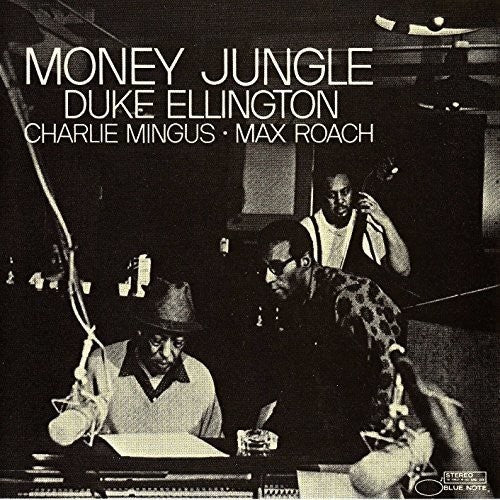 the album cover for Duke Ellington / Mingus,Charles / Roach,Max - Money Jungle