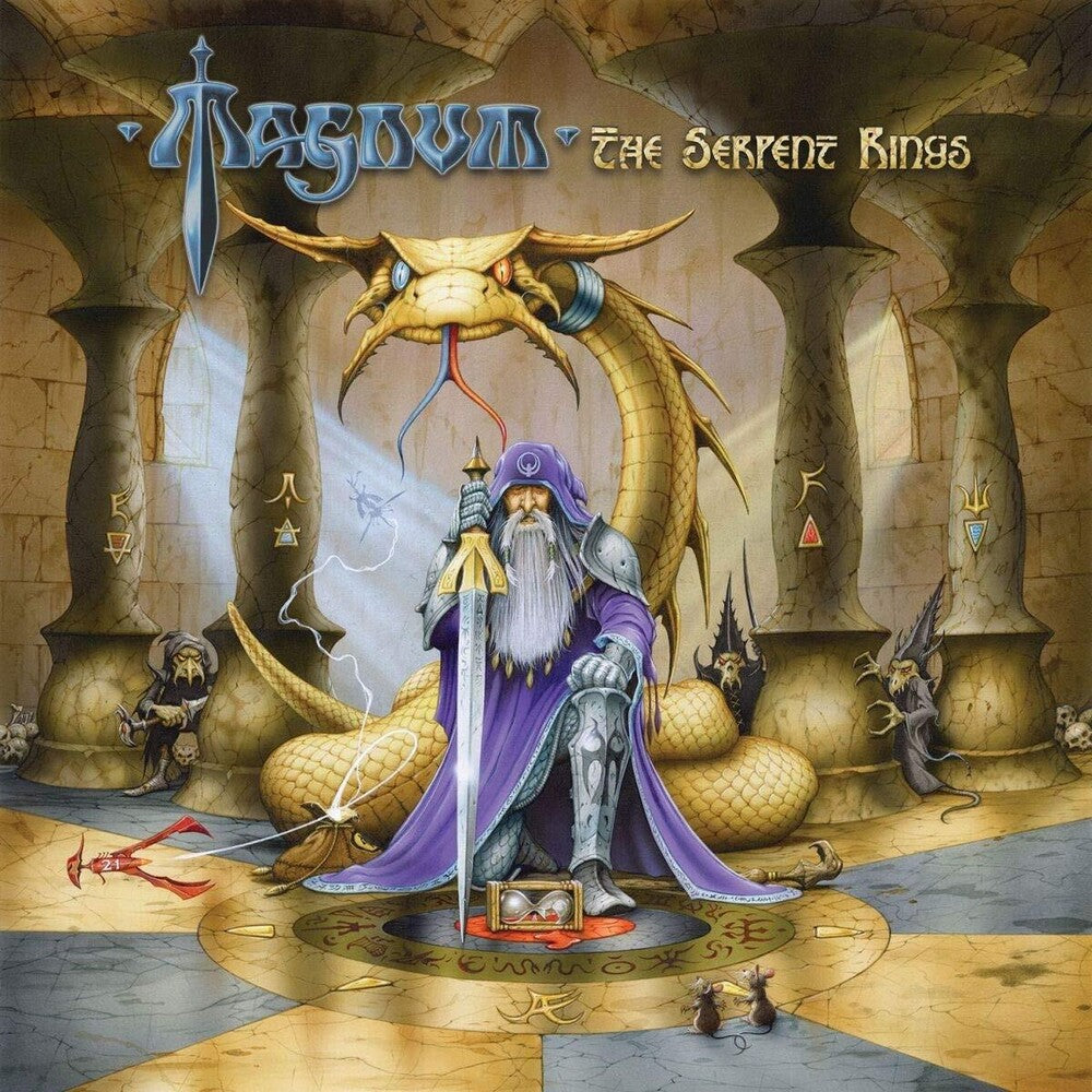 the album cover for Magnum - Serpent Rings