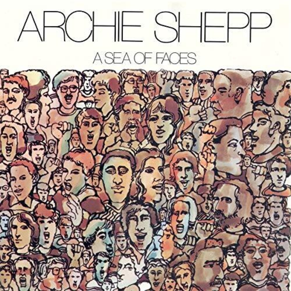 the album cover for Archie Shepp - A Sea of Faces