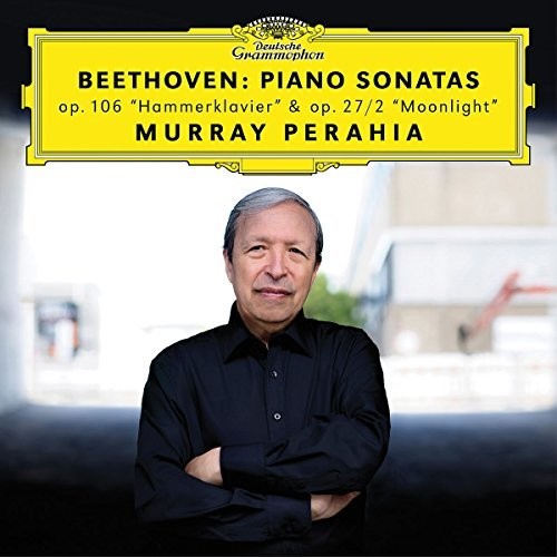 the album cover for Beethoven / Murray Perahia - Piano Sonatas (Op 106 Hammerklavier & Op 27/2 Moon