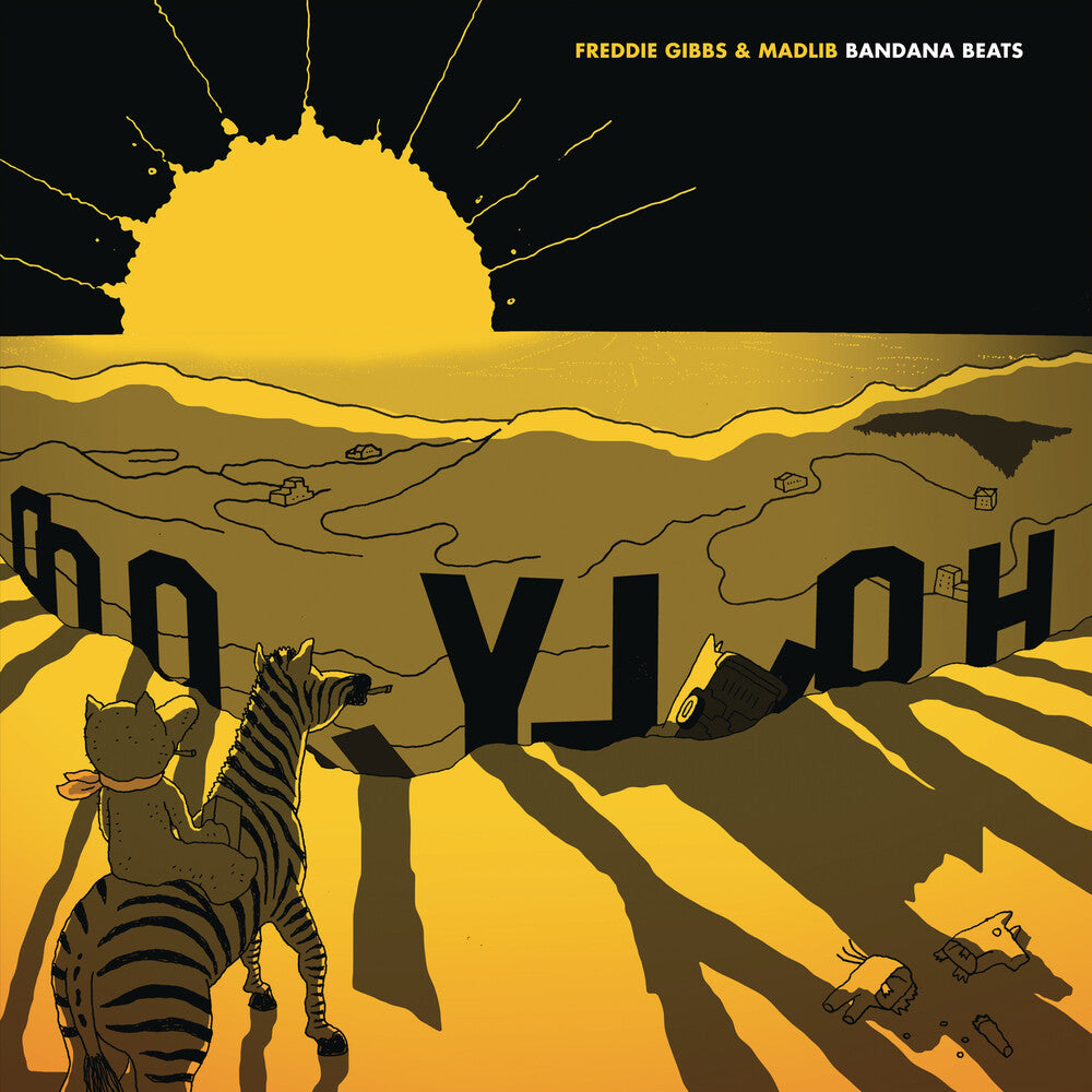 the album cover for Freddie Gibbs & Madlib - Bandana Beats (Instrumental) [LP]