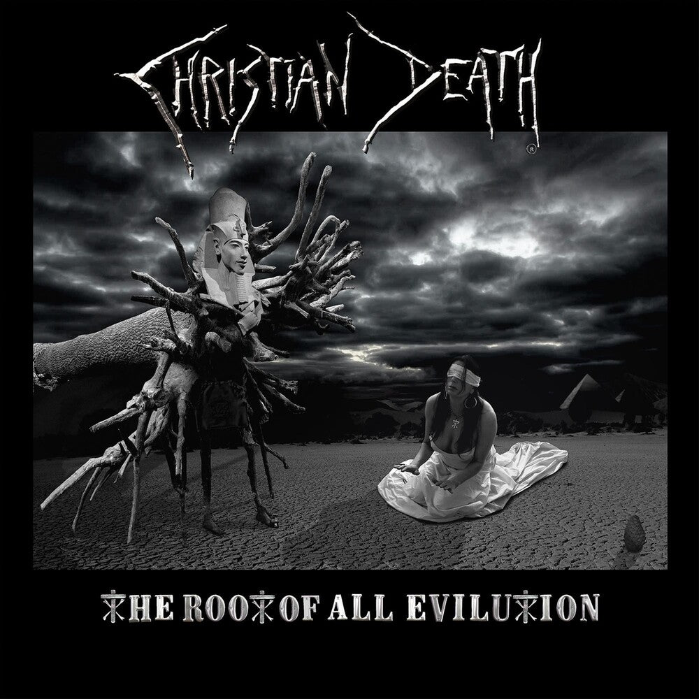 the album cover for Christian Death - Root Of All Evilution [Colored Vinyl] [Limited Edition] (Purp)