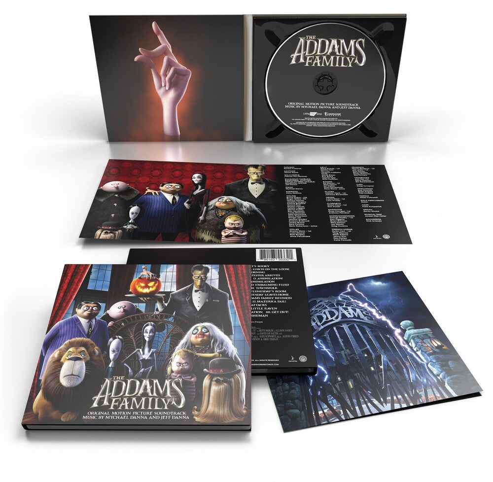 the album cover for Danna, Jeff / Danna, Mychael - The Addams Family (Original Motion Picture Soundtrack)