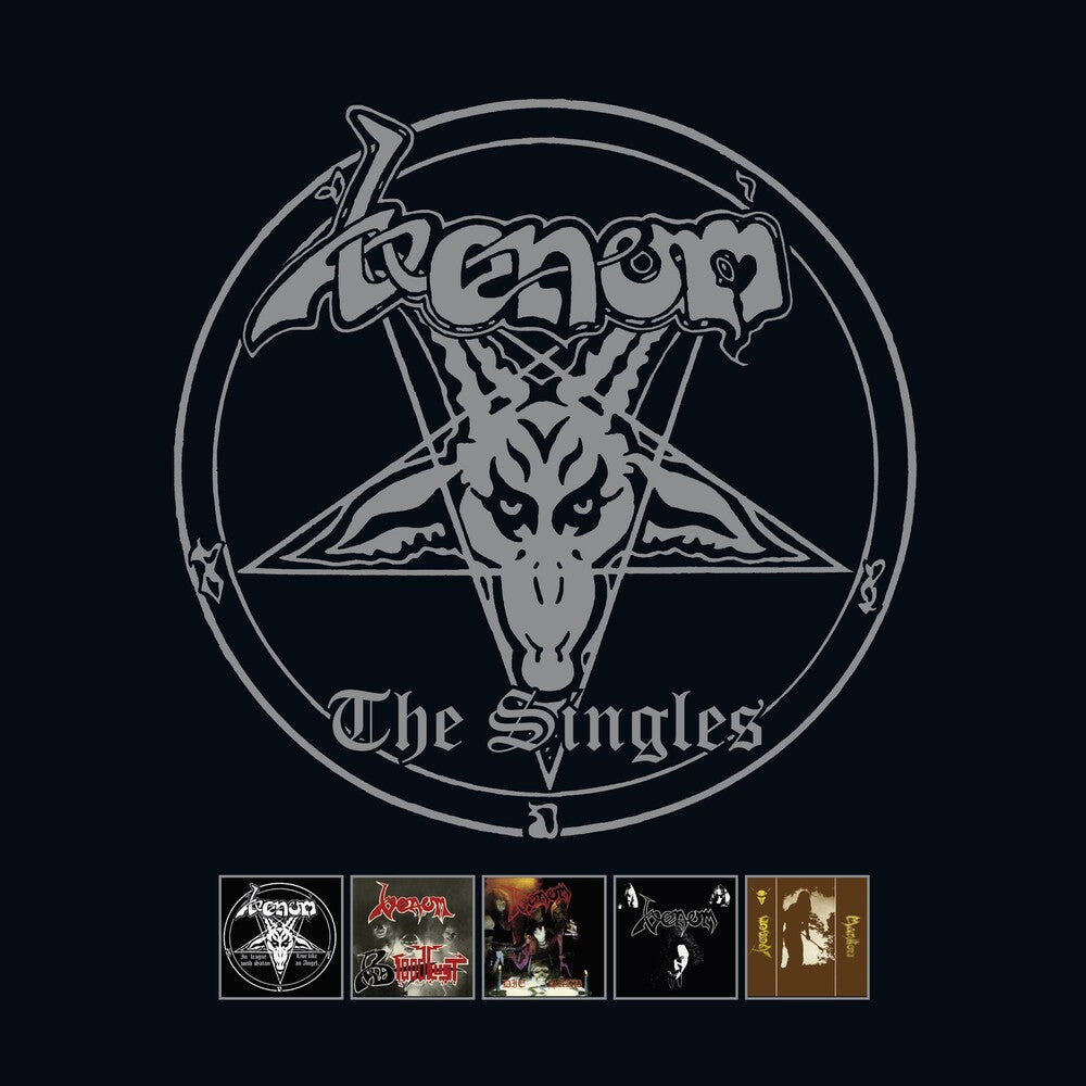 the album cover for Venom - Singles