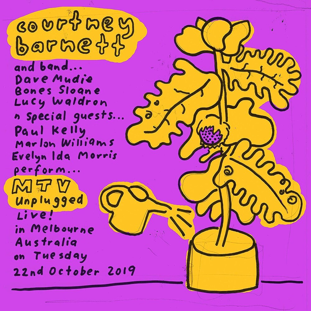 the album cover for Courtney Barnett - Mtv Unplugged Live In Melbourne [Blue LP]
