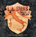 the album cover for L.A. Guns - Made In Milan (Blk) (Gate) [Limited Edition] [180 Gram]