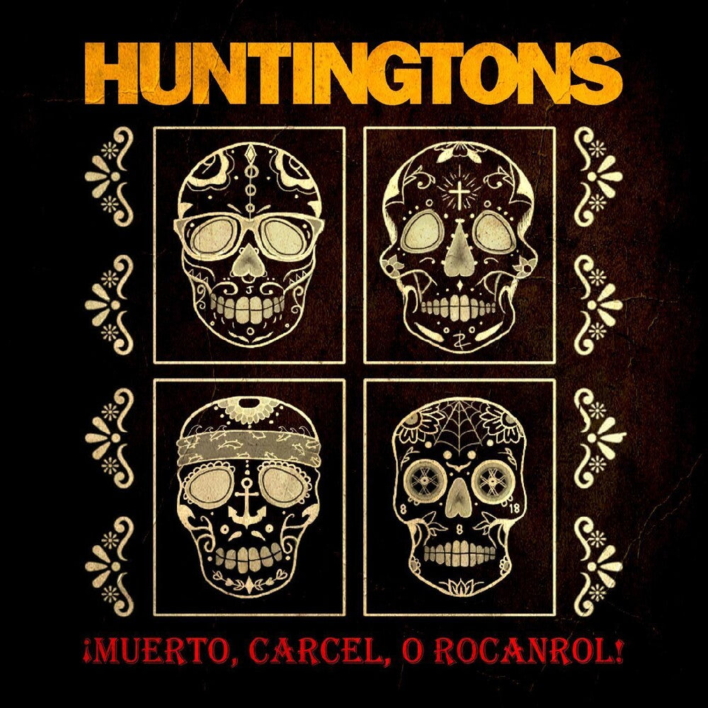 the album cover for Huntingtons - Muerto, Carcel, O Rocanrol! [Colored Vinyl] [Download Included]