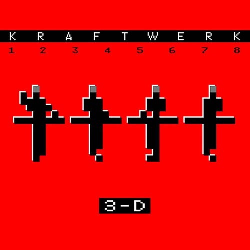 the album cover for Kraftwerk - 12345678 3-d