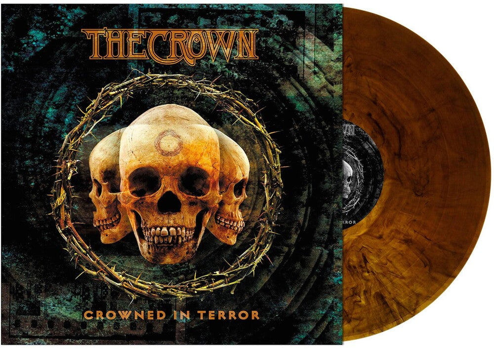 the album cover for Crown - Crowned In Terror