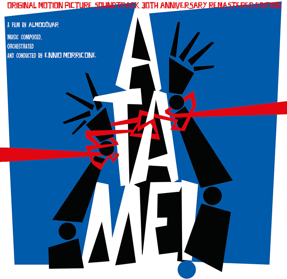 the album cover for Ennio Morricone - Atame (Original Soundtrack)
